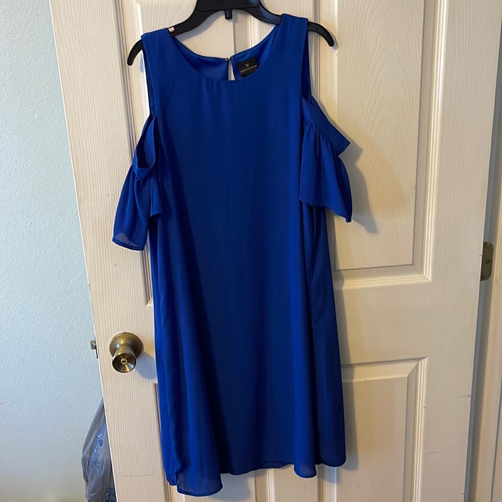 Blue cocktail dress